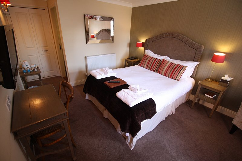 En-suite bedroom at The Angel Hotel