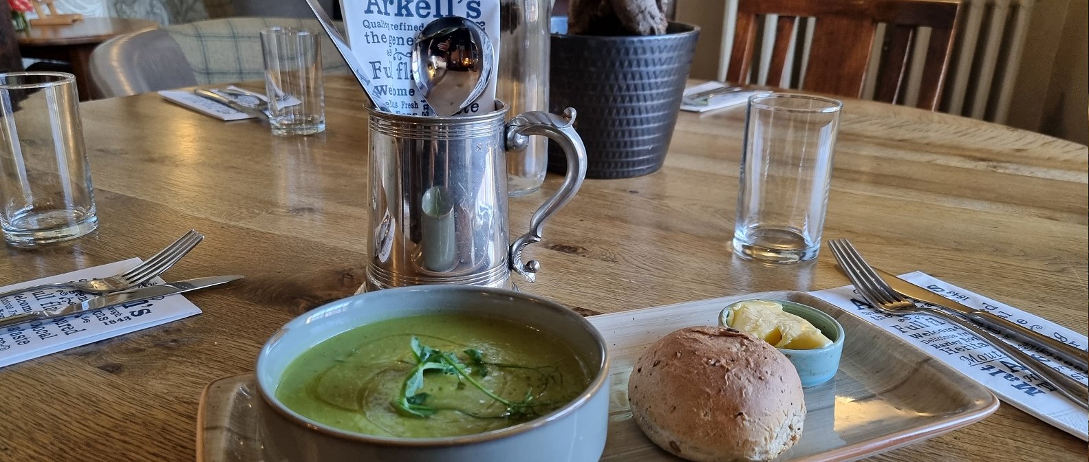 Freshly prepared pub food at The Angel Hotel
